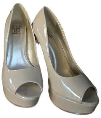 Tacones de mujer con plataforma nude Foto 1 de 3