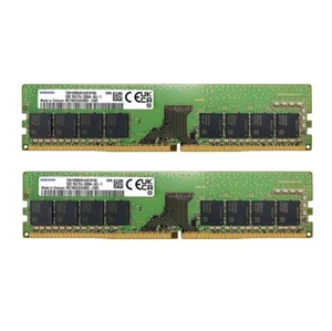 Samsung 32GB (2X 16GB) DDR4 3200MHz PC4-25600 UDIMM Memory Ram M378A2G43AB3-CWE - Picture 1 of 5