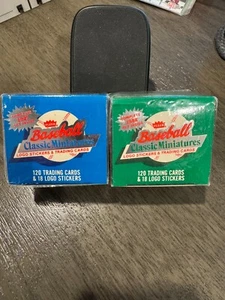 1987 & 1988 Fleer Baseball Classic Miniatures (2x Full 120-Card/18 Sticker Set) - Picture 1 of 1
