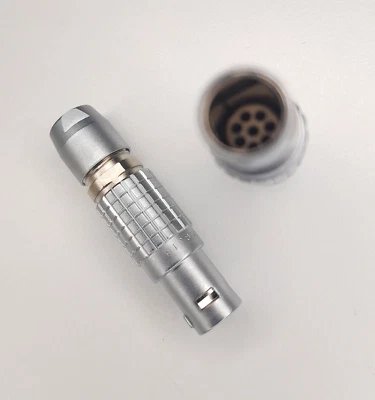 Lemo Connector, 8 Contact, 1B Cable Mount 8 Way Crimp Plug FGG.1B.308.CYZD52 - Image 1 of 4