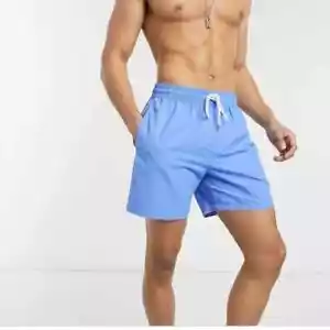 POLO RALPH LAUREN pantaloncino da bagno da viaggio ricamato con logo, taglia 2XLT nuovo con etichette - Foto 1 di 5