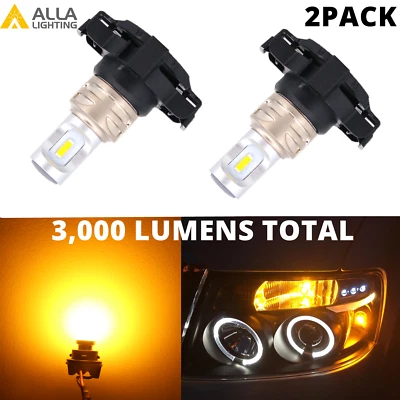 LED Yellow Front Turn Signal Light Bulbs for Ford Alfa Romeo Jeep Volvo,Blinker - Image 1 of 4