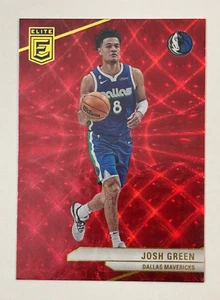 2023-24 Panini Elite International Red #99 Josh Green Dallas Mavericks - Picture 1 of 2