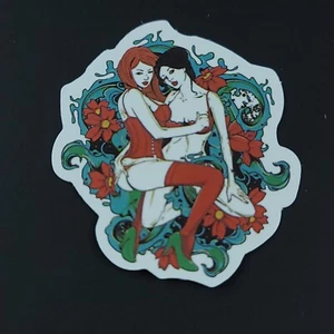 Sexy Tattoo Bad Girl Dia de Los Muertos Laptop Sticker 2 Inch - #18 - Picture 1 of 2
