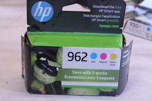 Genuine HP 962 Triple Pack Printer Ink Cartridges - Picture 1 of 3