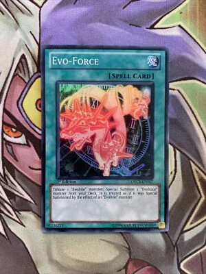 ORCS-EN057 Evo-Force Super Rare 1st Edition NM Yugioh Card  - Image 1 of 2