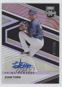 2020 Panini Elite Extra Edition Prime Numbers A Signatures /155 Juan Then Auto