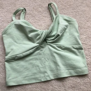 Hollister Women’s Juniors Mint Front Twist Cami Crop Top Sz 2XS Adjustable Strap - Picture 1 of 6