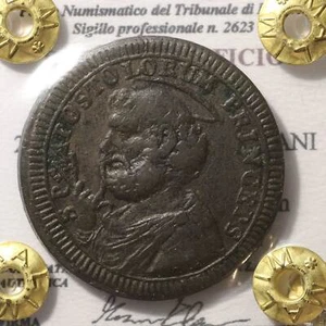 Kirchenstaat Papst Pius VI. 2 1/2 BAIOCCHI 1796 Versiegelt Italienische Münzen - Bild 1 von 2