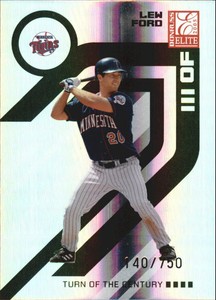 2005 (TWINS) Donruss Elite Turn of the Century #89 Lew Ford /750