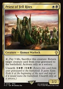 *MtG: 4x PRIEST OF FELL RITES - Commander Final Fantasy Rare - magicman-europe* - Bild 1 von 1