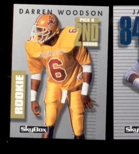 1992 Skybox Impact DARREN WOODSON Dallas Cowboys Rookie Card - Picture 1 of 1