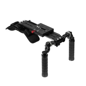 Shoulder Rig ARRI 12" Dovetail Bridge Plate Rosette Handgrip for DSLR Camera - Picture 1 of 6