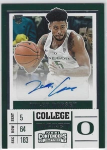 2017 CONTENDERS DRAFT PICKS TYLER DORSEY COLLEGE TICKET AUTO RC #82 OREGON DUCKS - Picture 1 of 2