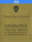 Casablanca / Via Col Vento / Il Dottor Zivago  3 Blu-Ray