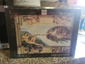 Clementoni  Museum Collection Jigsaw Puzzle Michelangelo ~New Sealed 26"x18" - Picture 1 of 4