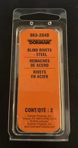 Dorman 963-204D GM Bumper Blind Rivet - Diameter 6.35mm - Picture 1 of 2