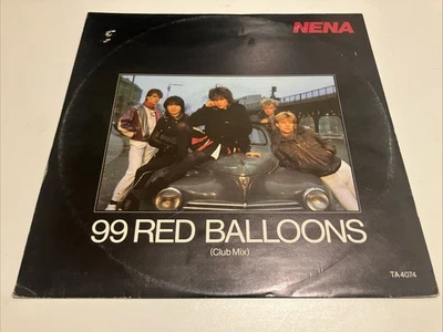 Nena 99 Red Balloons Vinyl 12" Single Club Mix TA4074 VG+ Foto 1 de 4