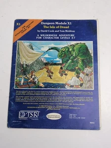 DUNGEON & DRAGONS Expert Set Module - THE ISLE OF DREAD X1 - 1980 TSR #9043 - Picture 1 of 10