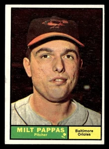 1961 Topps Milt Pappas #295 GD Baltimore Orioles - Picture 1 of 2