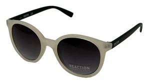 Kenneth Cole Reaction Sunglass Round Crystal Ivory Plastic, Gradient KC1305 25B - Picture 1 of 13