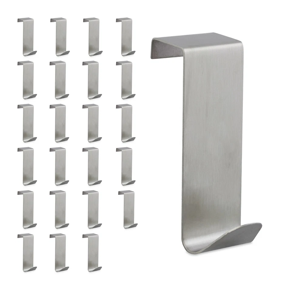 Set appendini da porta Ganci appendiabiti 3 kg 24 pz. Appendini da porta - Immagine 1 di 4