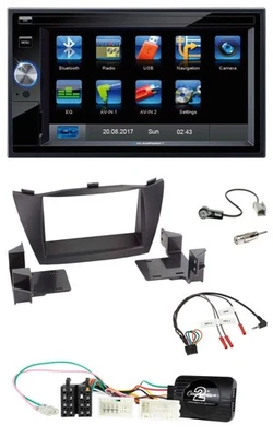 Blaupunkt Lenkrad USB Bluetooth TMC 2DIN Navigation für Hyundai ix35 2010-2013 o - Bild 1 von 4