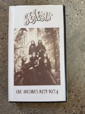GENESIS Live Archives 1971-1974 rare VHS TAPE - Image 1 of 3