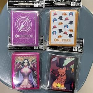 One Piece TCG Official Licensed Card Sleeves Set (4 Packs) - Picture 1 of 2