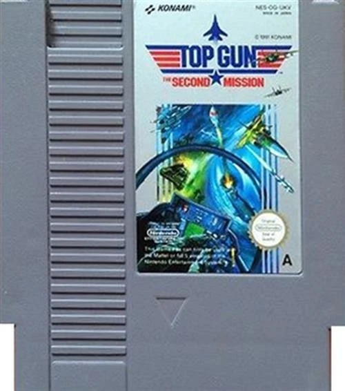Top Gun The Second Mission - Nintendo NES Classic Action Adventure Video Game - Image 1 of 1