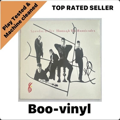 Spandau Ballet - Through The Barricades Lp Vinyl Record EX / VG+ - Image 1 of 4