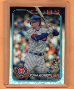 2024 Topps Chrome Logofractor Pete Crow-Armstrong RC #16 - Picture 1 of 2