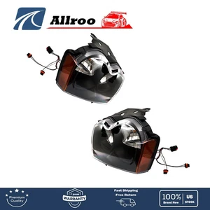 For Jeep Grand Cherokee 2005-2007 Halogen Projector Headlights Headlamps LH & RH - Picture 1 of 12