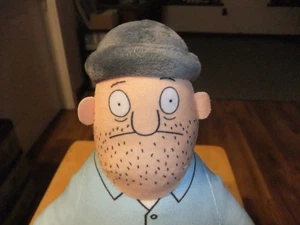 NEW W/TAG Toy Factory 2022 Bobs Burger UNCLE TEDDY 14" Stuffed Plush Toy MINT - Picture 1 of 5