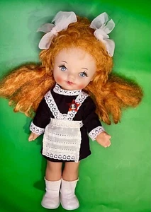 "Muñeca colegiala soviética vintage URSS Dnepropetrovsk años 70 14,5"" insignia Lenin" - Imagen 1 de 13