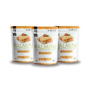 Palmini Lasagna Sheets Low-Carb Low-Calorie Hearts of Palm Lasagna Sheet Pack 3 - Picture 1 of 6