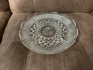 Vintage Anchor Hocking Glass Wexford 11" Five-Part Relish Tray Glass Serving Tra - Picture 1 of 10