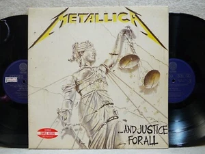Metallica ...And Justice For All 1988 Korea 2LP Picture W/In + Card EX+~NM Promo - Picture 1 of 9