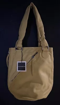 Nuovedive 意大利钱包芥末黄色皮革单肩包手提包 — 第 1/4 张图片