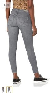 AG Adriano Goldschmeid Womens The Legging Super Skinny Size 27R Gray Cotton - Picture 1 of 19