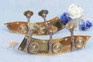 1Set 5 String Double Bass Peg Brass Grover Tuner Keys Metal Body 3/4 4/4 Durable - Picture 1 of 8