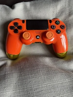 Custom PS4 Wireless Controller Mod PlayStation 4 Dualshock Pirat gold orange - Bild 1 von 4