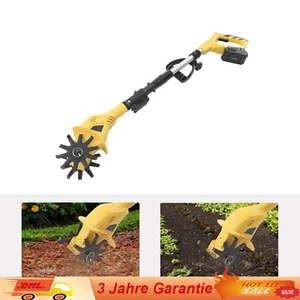 Elektro Gartenfr?se Motorhacke 20V Kultivator Bodenhacke Bodenfr?se mit Batterie - Bild 1 von 18