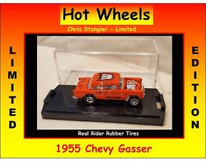 Hot Wheels Stangler Custom 1955 Chevy Gasser Transformers Deception Orange RR