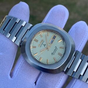 Vintage Alam Rainbow7 Automatic 25 Jewels Day/Date Japan Made Men's Watch