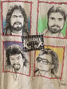 Alabama on the 1991 Tour Graphic Tee Mens Size XXL Double Sided Band Tee USA - Picture 1 of 7