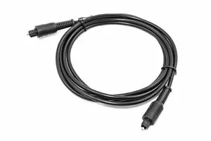 2 m SCHWARZES DIGITALES OPTISCHES KABEL FÜR LG NB3530A KABELLOSE SOUNDBAR - Bild 1 von 1