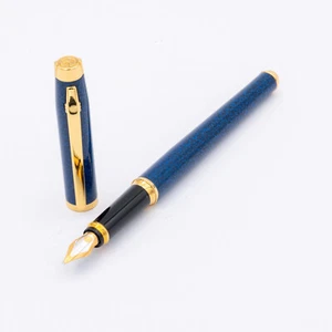 elysee En Vogue Blau Lapislazuli Füller 18K B Füllfederhalter NOS - Bild 1 von 5