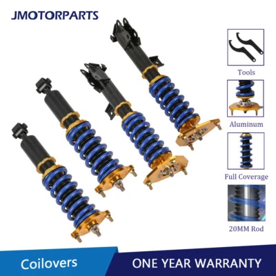 Front ＆ Rear Full Coilover For 2000-2005 Mitsubishi Eclipse 3rd-Gen Adj. Height — 第 1/4 张图片
