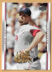 MATT CLEMENT BOSTON RED SOX #574 - UPPER DECK NM-MT 2007 - Picture 1 of 2